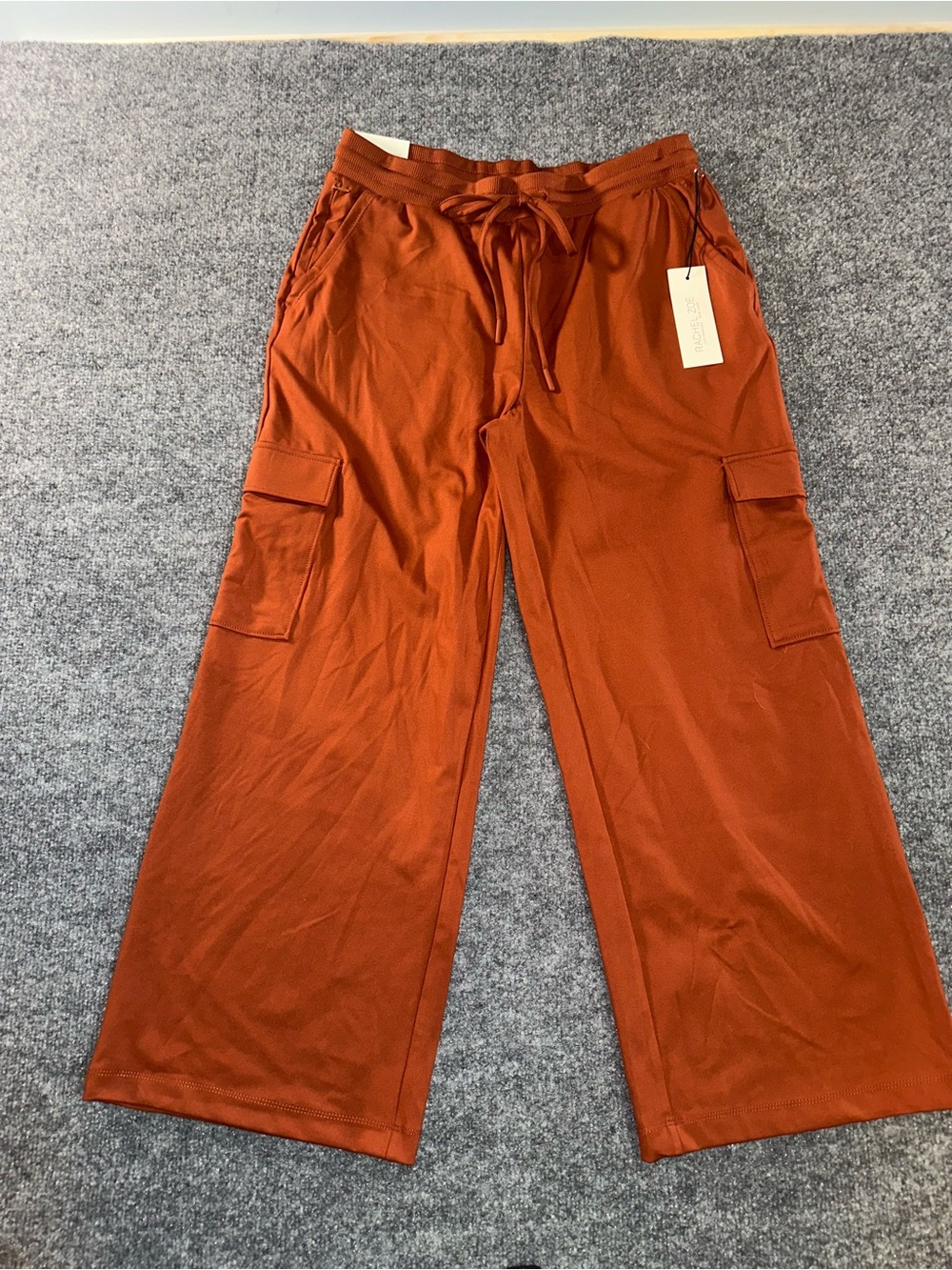 Rachel Zoe Women’s Wide Leg Cargo Joggers NWT